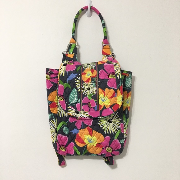 vera bradley backpack tote